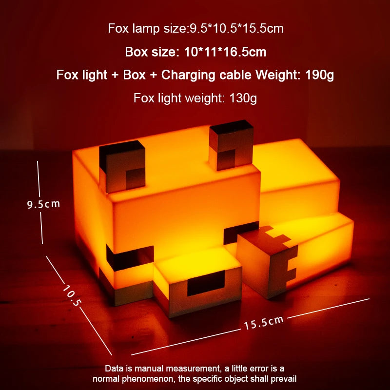 Lampka LED Lis Minecraft