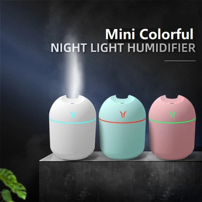 Mini nawilżacz powietrza LED