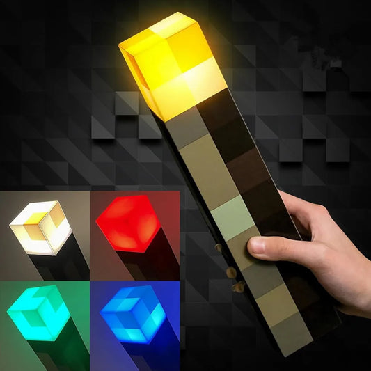Lampka LED Pochodnia Minecraft