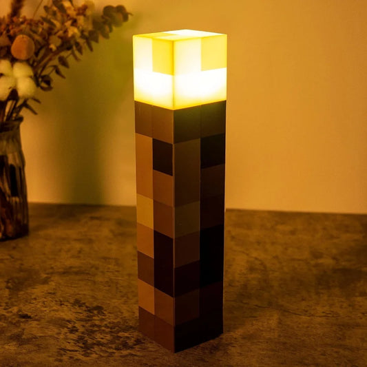 Lampka LED Pochodnia Minecraft