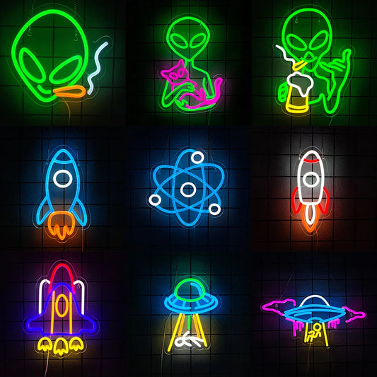 MEGA neon kosmiczny LED